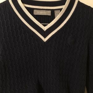 Liz Claiborne Navy Blue Sweater